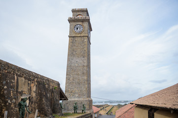 Naklejka premium Anthonisz Memorial Clock Tower in Galle, Sri Lanka