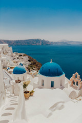 greek church in santorini greece © Teena