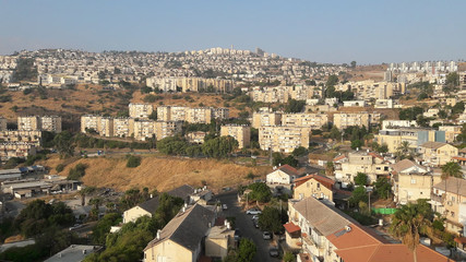 Fototapeta na wymiar view to jordan from the hill
