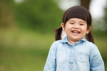 笑顔の女の子