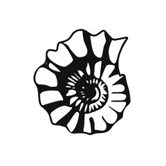 Logo shell . Vector illustration.