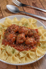 肉団子パスタ