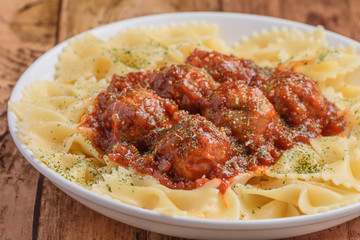 肉団子パスタ