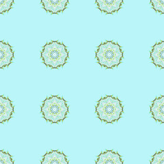 seamless pattern for fabric, creativity. Abstract fractal background.