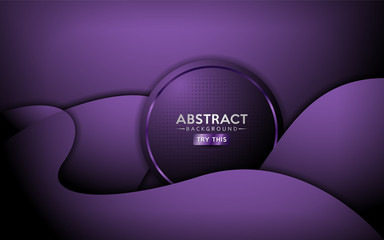 Abstract purple background with dynamic shape and lines.