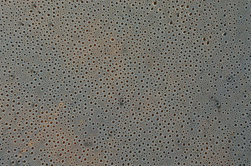 evaporation of water on a film