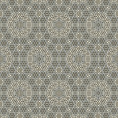 Grey surreal background Texture with different shapes. Abstract geometric big and small forms. Kaleidoscope patterns.  - 311159108