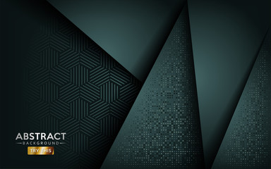 Navy dark grey with overlapping textured layer. Abstract background template.