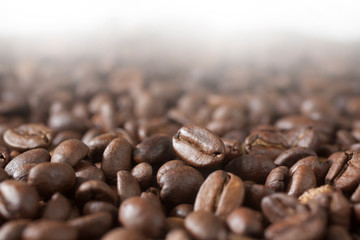 coffee beans on a pile