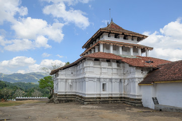 Fototapeta na wymiar Lankatilake Temple, The world heritage site, Kandy, Sri Lanka