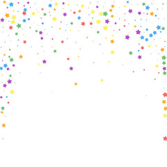 Festive confetti. Celebration stars. Joyous stars 