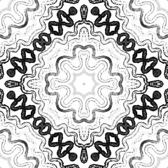 Dark black and white Geometric Watercolor. Decent 