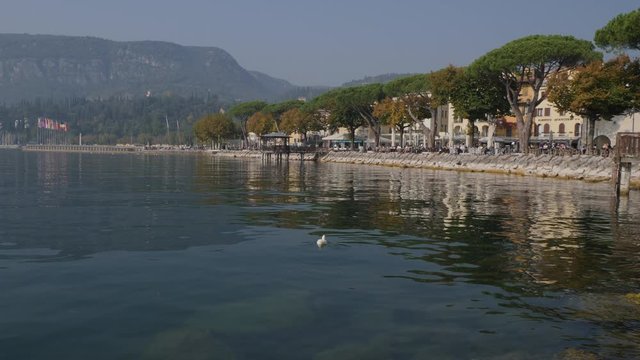 Lake Garda, Italy. Garda Pier Panoramic