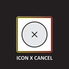 Flast vector of basic icon for website and mobile application 
