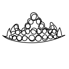 diadem drawing by one continuous line