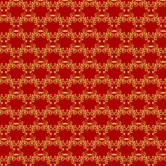 Seamless wallpaper pattern. fabric texture, background floral vector