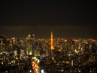 東京　渋谷の夜景