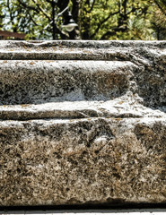 Ancient ruins in the city center of Constanta, Romania.