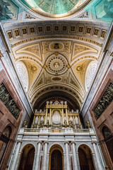 Fototapeta na wymiar Interior Of Esztergom Basilica - Esztergom,Hungary
