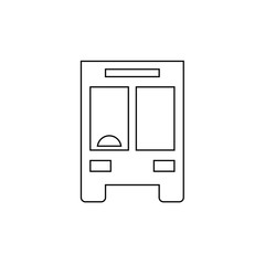 bus road transport icon vector illustration for website and design icon