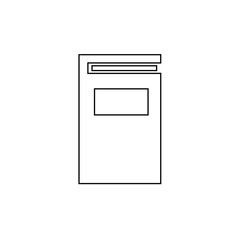 menu book icon vector illustration for website and design icon