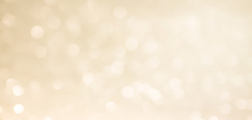 Abstract gold bokeh with snow, Christmas and new year background