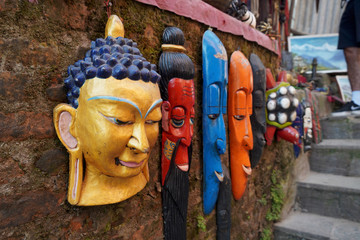 Hand painted Nepalese masks
