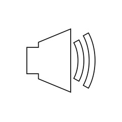 sound speaker icon vector illustration for website and design icon