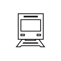 train railway transport icon vector illustration for website and design icon