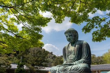 Estatua de Buddha en medio de los árboles