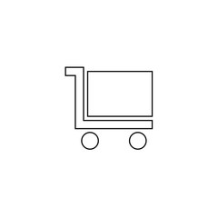 cart icon vector illustration for website and design icon