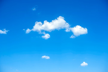 blue sky with cloud in bright morning.