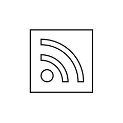 wireless internet icon vector illustration for website and design icon