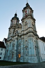 Fototapeta na wymiar Stiftskirche St. Gallen, Schweiz