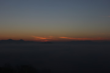 Tramonto collinare