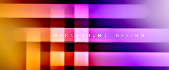 Dynamic trendy fluid color gradient abstract background with flowing wave lines. Vector Illustration