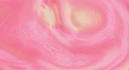 Bright watercolor painted magenta canvas for splash design, invitation background, vintage template. Light pink color ink effect gradient on textured paper