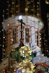stained glass window in church
