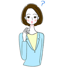 ビジネスウーマンのイラスト