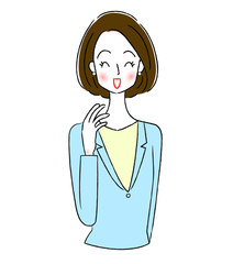 ビジネスウーマンのイラスト