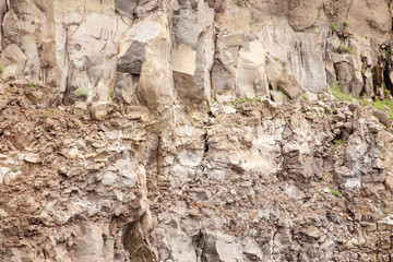 volcanic rock formations
