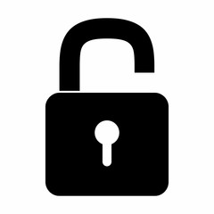 Padlock icon illustration