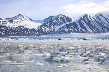 Arctic Glaciers around Spitsbergen, Svalbard