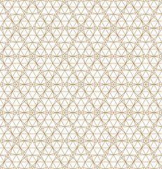 Seamless pattern based on Japanese ornament Kumiko