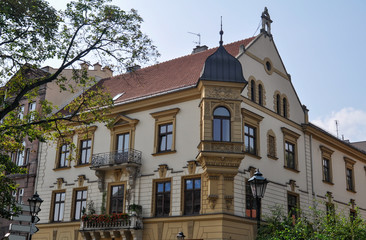 Krakow Old Town Architecture details. Stare Miasto. Poland