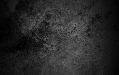 Old wall texture cement dark black gray  background abstract grey color design are light with white gradient background.
