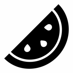 Watermelon icon illustration
