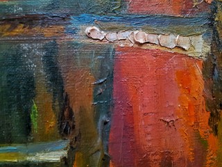 abstract colorful background with paint strokes