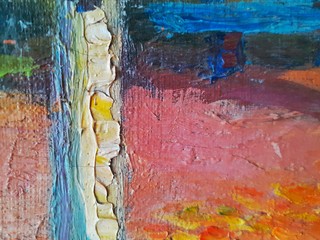 abstract colorful background with paint strokes