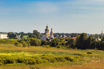 Church of St. Elijah the Prophet in Suzdal, Russia. Golden ring of Russia
